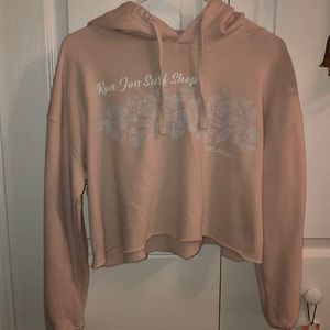 ron jon crop top hoodie